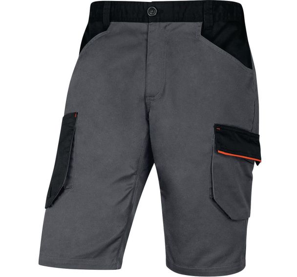 Bermuda de travail M2BE3 - Gris/orange - Deltaplus