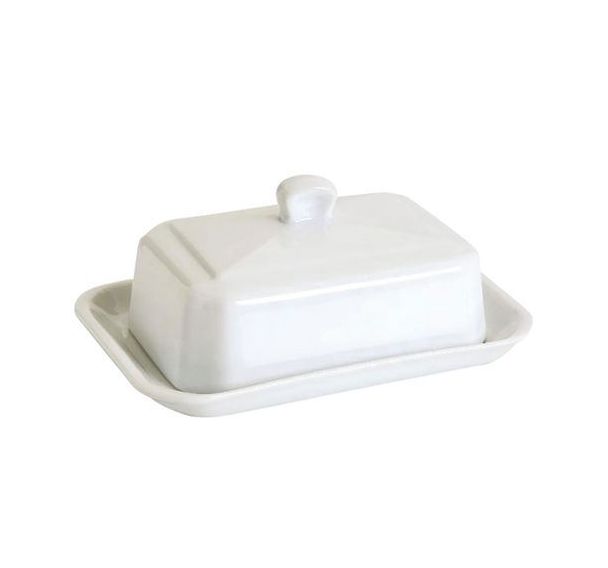 Beurrier blanc rectangulaire 250 g - GIRARD