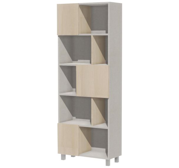 Bibliothèque 3 portes Identité Largeur 70 cm - Manutan Expert