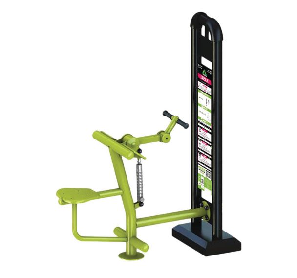 Biceps curl à piston pour parcours sportif Freetness