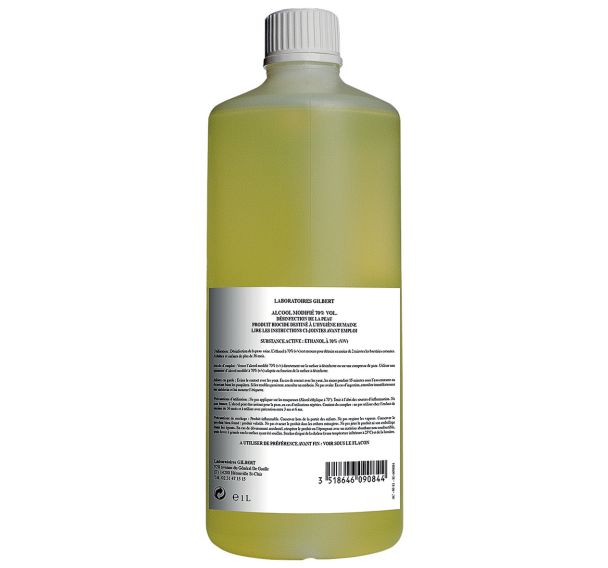 Bidon 1 litre alcool modifié à 70%-Gilbert