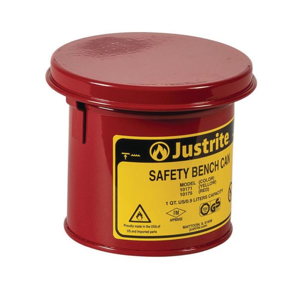 Bidon de sécurité d'établi 124Ø x 140 Rouge 1L