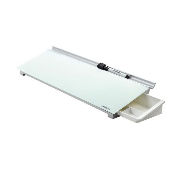 Bloc-notes de bureau en verre trempé