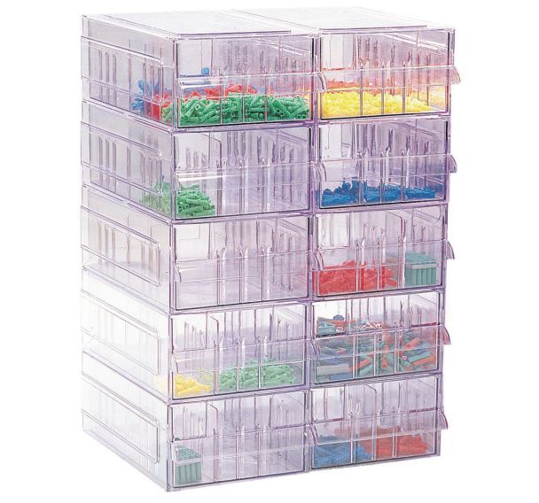 Bloc-tiroir en polystyrène cristal