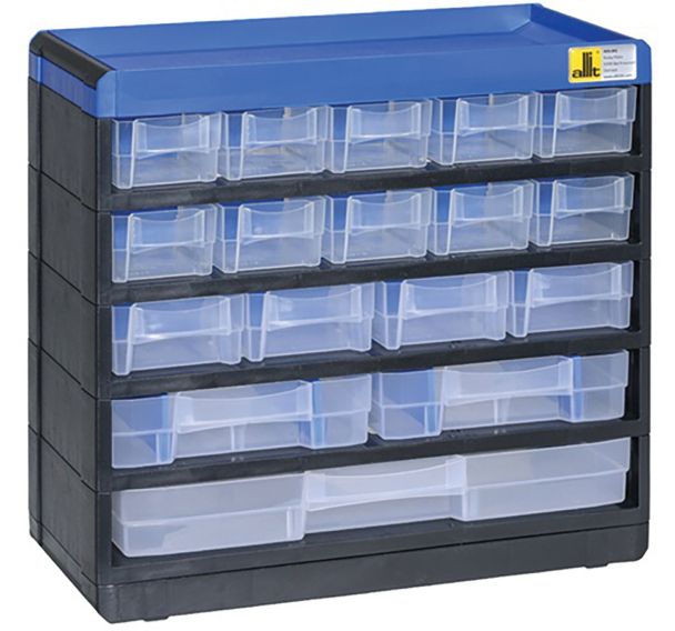Bloc-tiroirs VarioPlus Pro 29/35 avec 17 tiroirs et 18 séparateurs