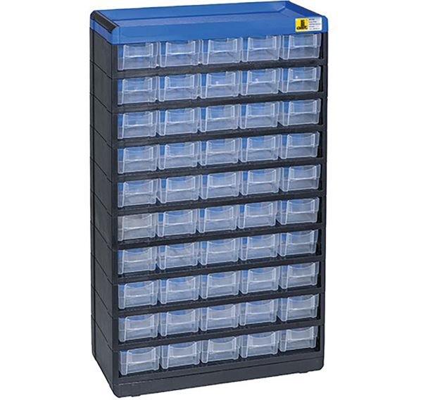 Bloc-tiroirs VarioPlus Pro 53/100 avec 50 tiroirs et 50 séparateurs