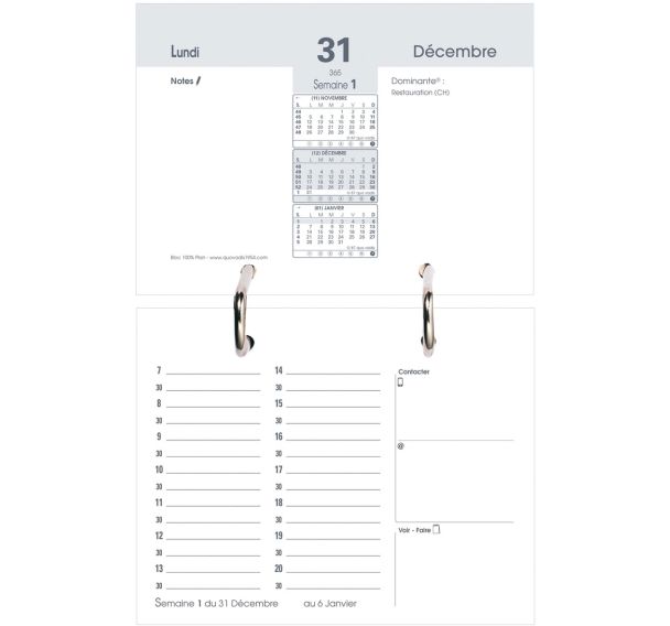 Bloc 2025 BLOC 100% PLAN Journalier