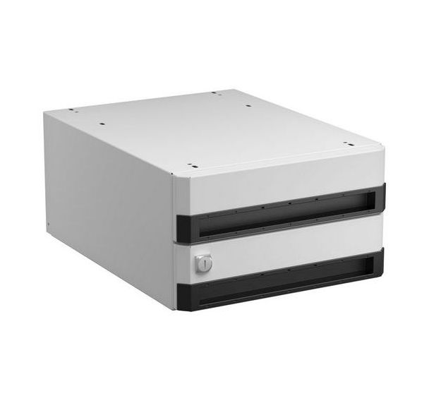 Bloc 2 tiroir hauteur 100 mm