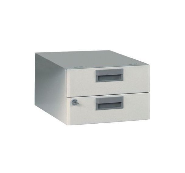 Bloc 2 tiroirs - Hauteur 22 cm