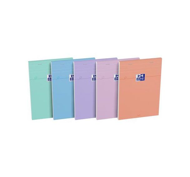 Bloc Smart Pastel agrafé 160 pages - Q5/5 - Oxford