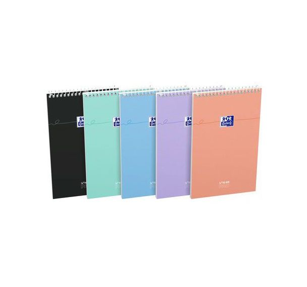 Bloc TO DO Smart Spirale 140 pages Ligné 12,5x20 cm - Oxford