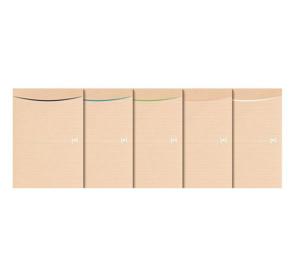 Bloc Touareg agrafé 160 p 80 g recyclé Q5/5 - Oxford