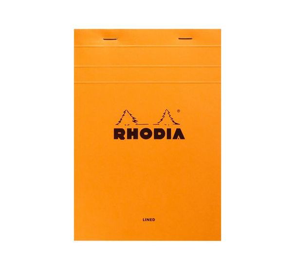 Bloc agrafé orange Giant Pad N 15 14,8x21 cm 150f 80g