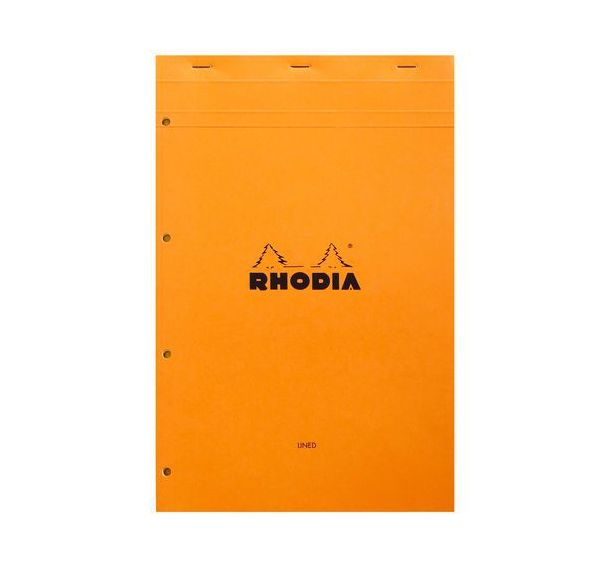 Bloc agrafé orange Yellow N 119 21x31,8 cm 80 feuillets 80g