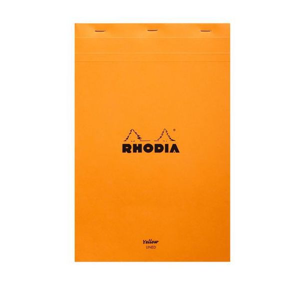 Bloc agrafé orange Yellow N 19 21x31,8 cm 80 feuillets 80g