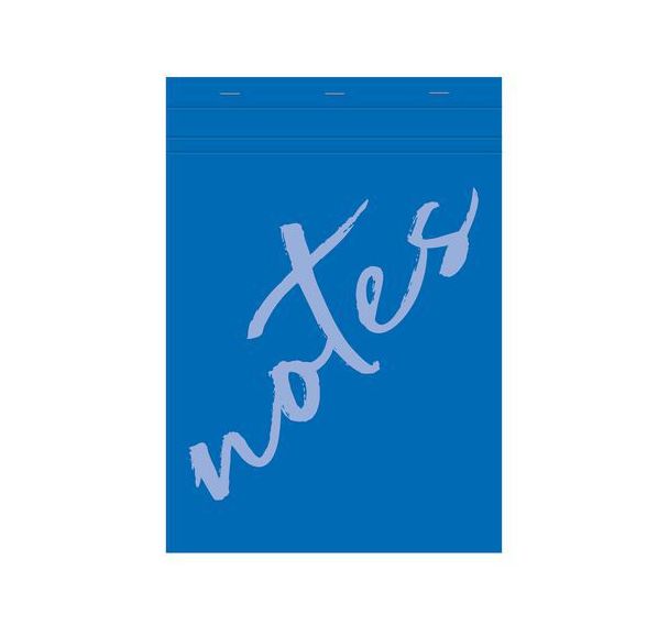 Bloc de bureau agrafé en-tête Notes 5/5 - Calligraphe