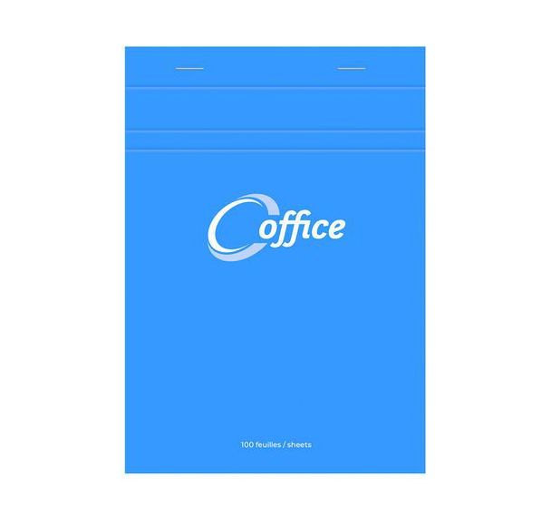 Bloc de bureau agrafé en-tête Office 5/5 - Calligraphe