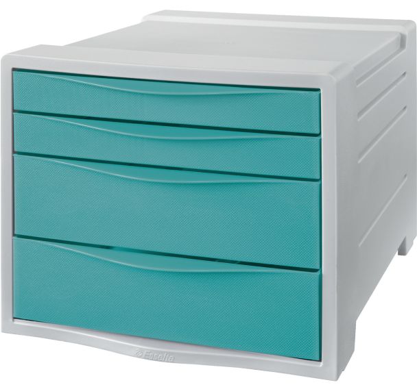 Bloc de classement 4 tiroirs Colour'Breeze - lot de 4 - Esselte