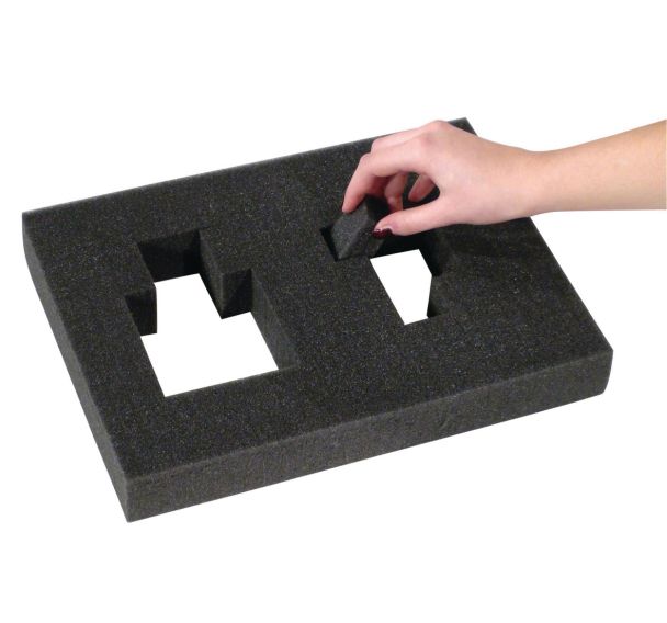 Bloc de mousse prédécoupé