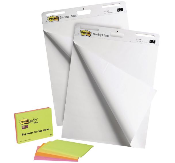 Bloc note x2 + blocs de Meeting Notes Post-it® x4