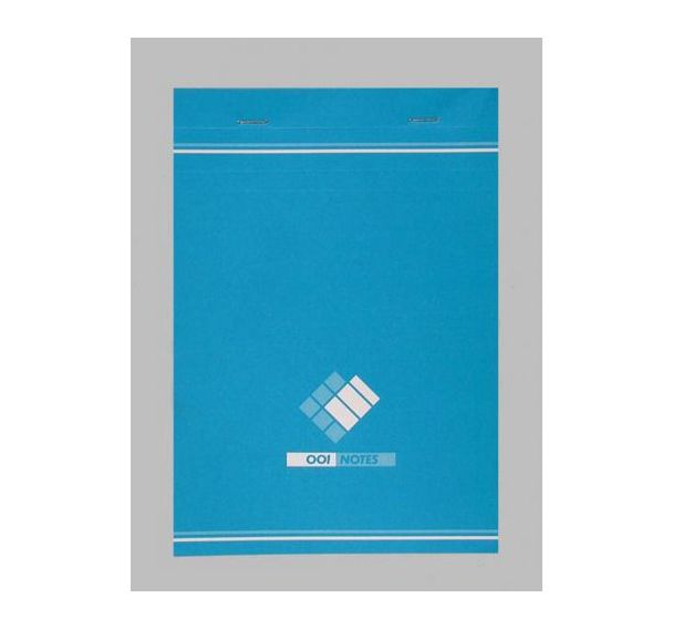 Bloc notes 100 feuilles 60g A6 piqué quadrillé 5x5