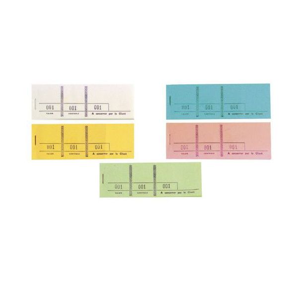 Bloc passe-partout 100 feuillets numérotés de 3 volets