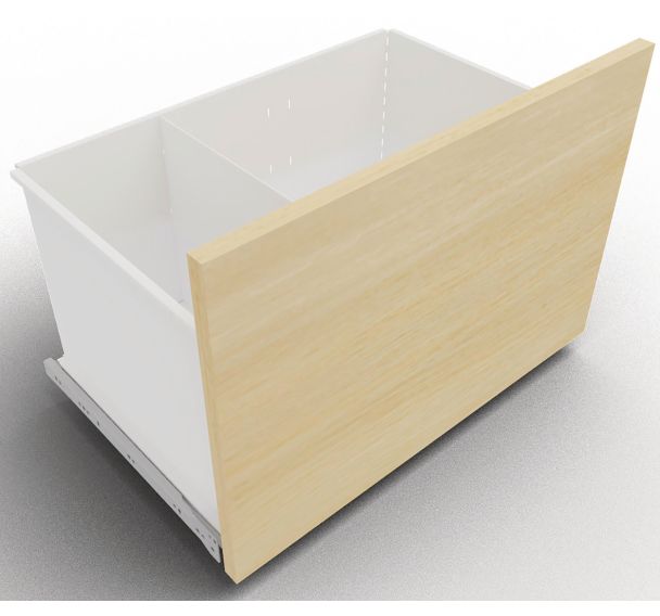 Bloc tiroir optionnel mélaminé chêne clair