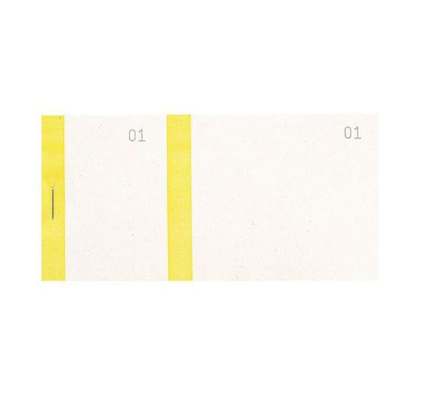 Bloc vendeur à bande couleur 100 feuillets double numérotage