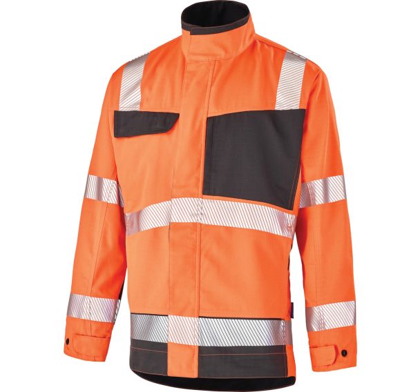 Blouson Fluo Advanced 9D30 - Orange fluo/Gris - Cepovett Safety