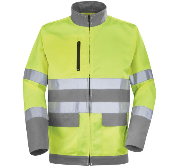Blouson Fluo Base XP 9D81 - Jaune fluo/Gris - Cepovett Safety