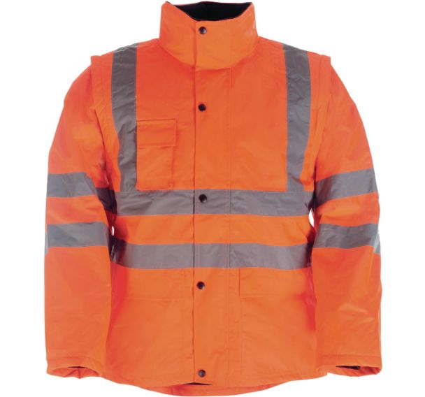 Blouson/gilet imperméable col droit doublé polaire - Singer