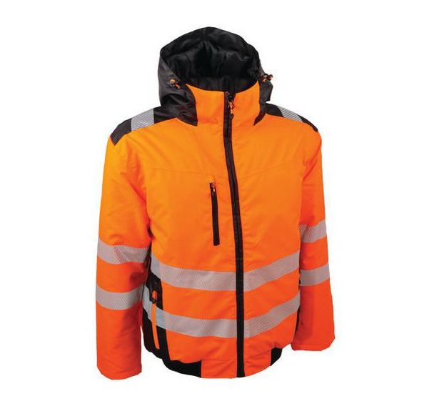 Blouson haute visibilite intemperies orange Type aviateur - Singer Safety