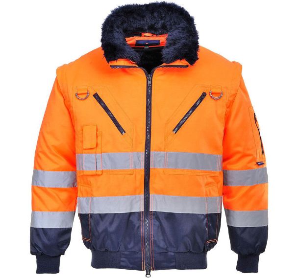 Blouson pilote haute visibilité 3-en-1 PJ50 - Portwest