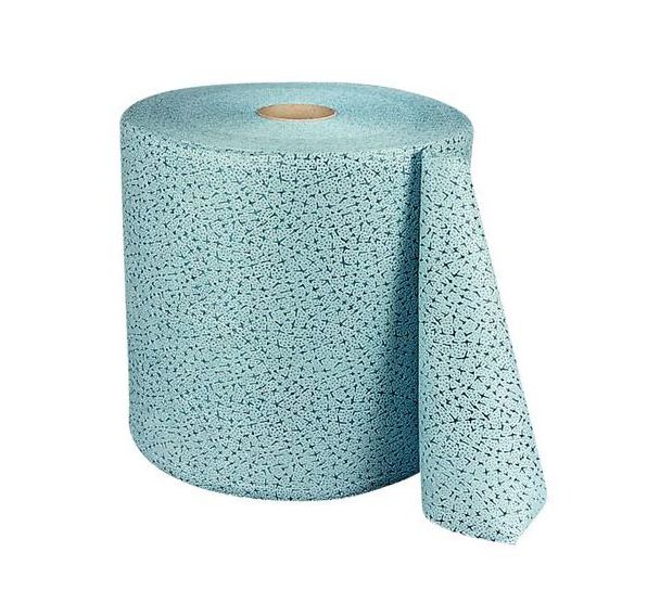 Bobine chiffons non tissé 500 formats bleu 32x35cm