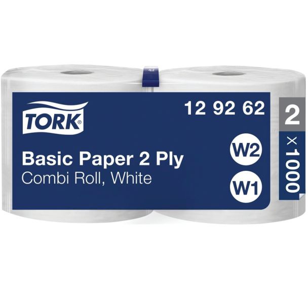 Bobine d'essuyage Tork Basic - 1000 formats
