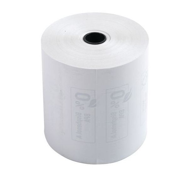 Bobine pour tickets de caisse 1 pli thermique sans BPA