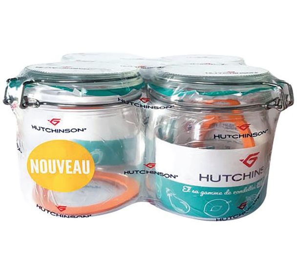 Bocal à conserves hutchinson 3/4L x4