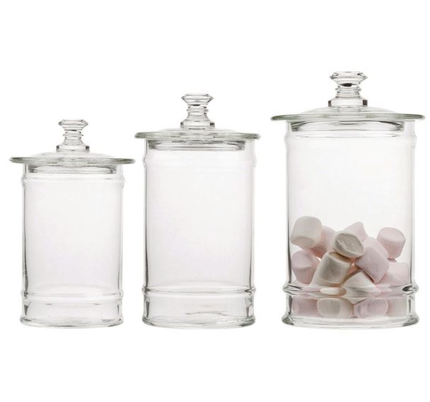 Bocal confiseur en verre Matfer