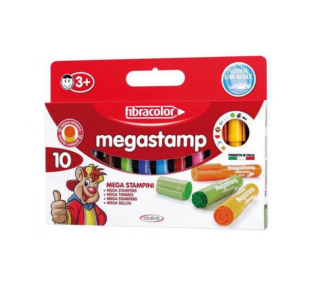 Boite 10 feutres Megastamp