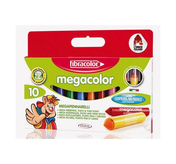 Boîte 10 feutres géants