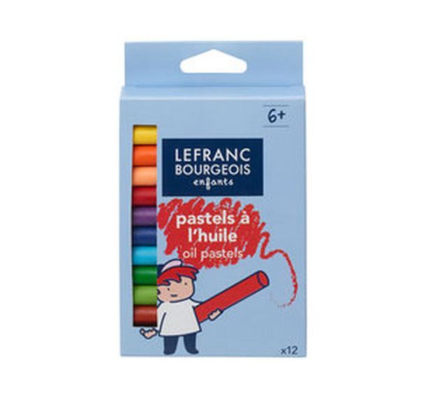 Boite 12 pastels à l'huile Lefranc & Bourgeois