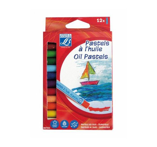 Boite 12 pastels à l'huile Lefranc & Bourgeois
