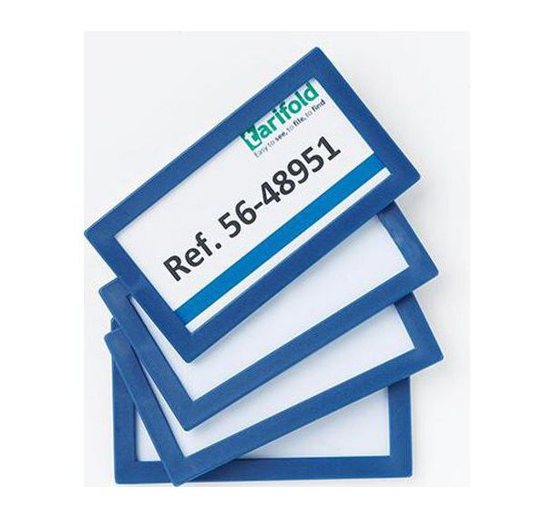 Boite 20 cadres couleurs assorties 80x45 mm