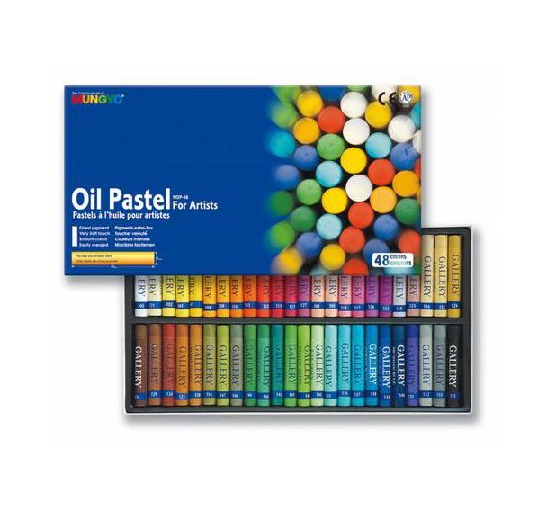 Boîte 48 pastels Mungyo junior 70 mm Ø 11 mm