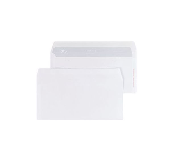Boite 500 enveloppes 110x220 ouverture rapide 80g