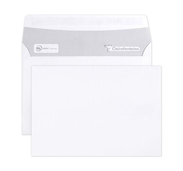 Boite 500 enveloppes auto.adh 114x162 90g
