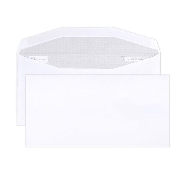 Boite 500 enveloppes gommées 114x229 80g