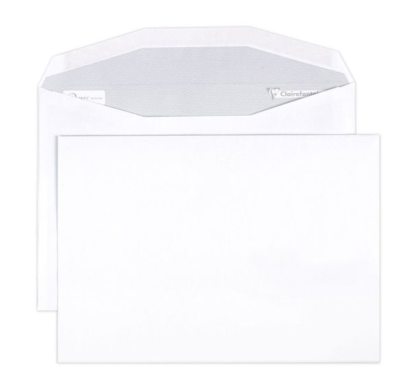 Boite 500 enveloppes gommées 162x229 80g