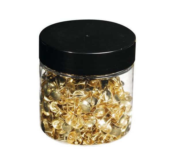 Boîte 750 punaises en laiton hauteur de pointe 9mm