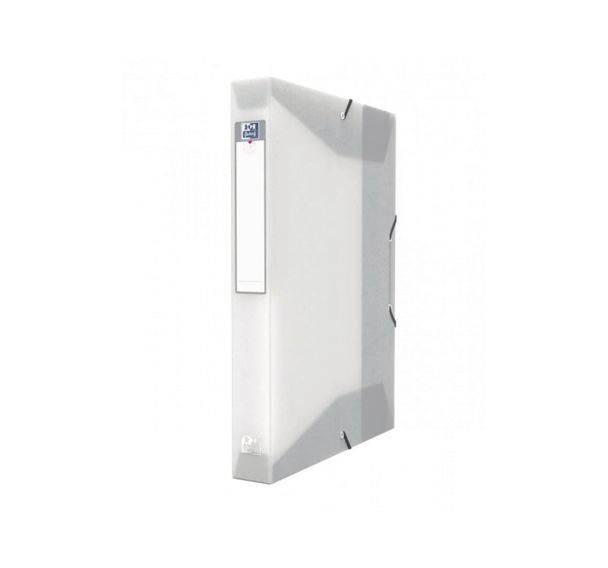 Boîte Capacité Standard Hawaï 24x32cm Dos 40mm avec Elastique Couverture Polypro Incolore